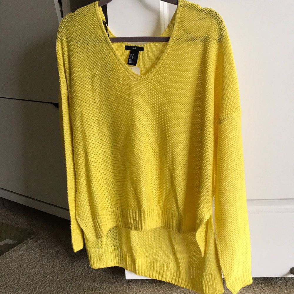 Yellow sweater